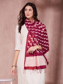 Fabindia - Red Silk Stole