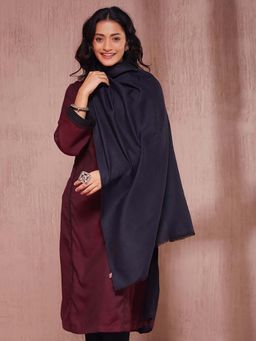 Fabindia - Blue Wool Woven Stole