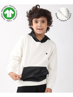 ANTHRILO - Tafetta Pocket Boys Fleece Hoodie - Multi-Color