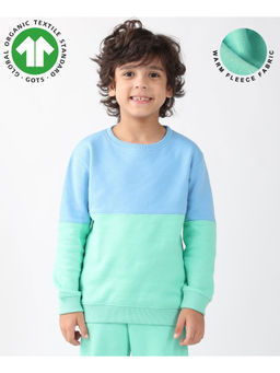 ANTHRILO - Multi-Color Colorblock Boys Fleece Sweatshirt