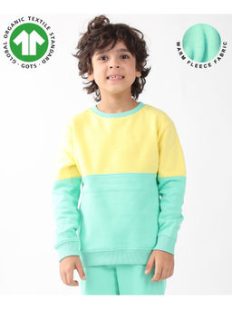 ANTHRILO - Multi-Color Colorblock Boys Fleece Sweatshirt