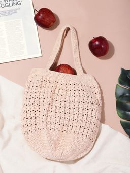 Magic Needles - Beige Detailing Market Bag