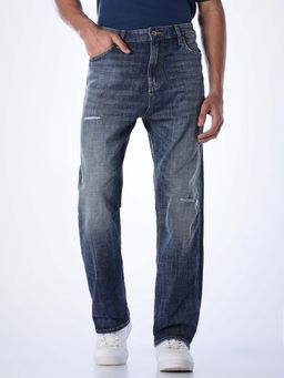 Jack & Jones - Men Loose Fit Blue Jeans