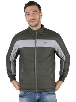 Monte Carlo - Men Olive Polyester Jacket