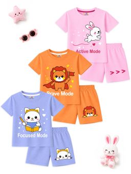 Kuchipoo - Girls Regular Fit Cotton T-Shirts and Shorts