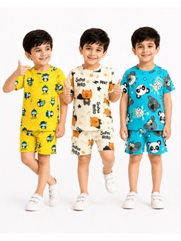 Kuchipoo - Boys Regular Fit Cotton T-Shirts and Shorts