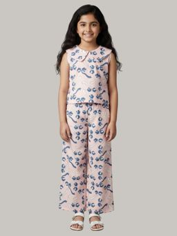 KEVORA APPARELS - Girls Bow Print Co-Ord Set