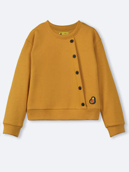 Avokiddos - Mustard Solid Sweatshirt