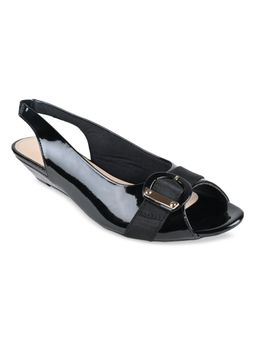 ROCIA - Regal By Black Women Solid Peep Toe Sling Backs