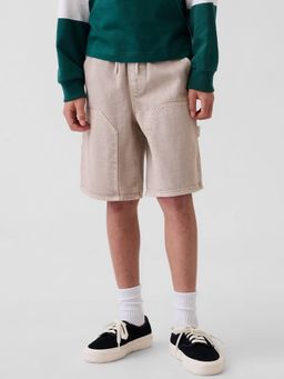 GAP - Boys' Light Wash Cargo Shorts