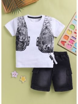 Toonyport - Boys Cotton Printed T-Shirt With Short