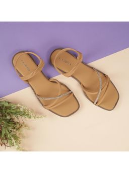 LAZERA SHOES - Women Beige Strappy Sandals