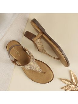 LAZERA SHOES - Women Gold Sandals