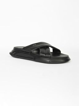 GAS - Men Black Core Crossover Sandals