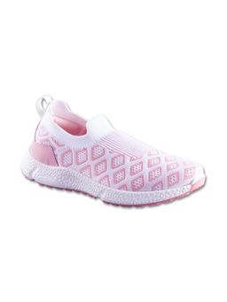 Neeman's - Pink Crystal Knit Slip On Sneakers