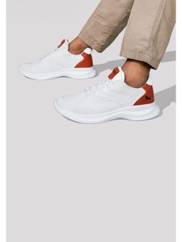 Neeman's - White The Knit Strides Sneakers