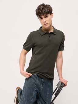 The Bear House - Mens Cotton Polo Collar T-Shirt