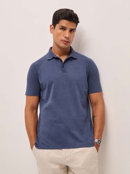 The Bear House - Mens Solid Regular Fit Polo T-Shirt