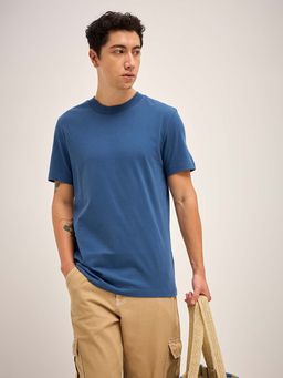 The Bear House - Solid Regular Fit Crew Neck T-Shirt