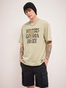 The Bear House - Graphic Oversize Crew Neck T-Shirt
