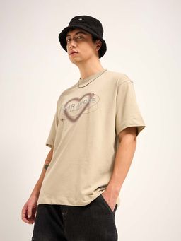 The Bear House - Printed Oversize Crew Neck T-Shirt