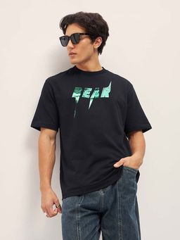 The Bear House - Typography Oversized Crew Neck T-Shirt