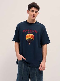 The Bear House - Mens Graphic Crew Neck Oversize T-Shirt