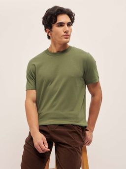 The Bear House - Solid Crew Neck Regular Fit T-Shirt
