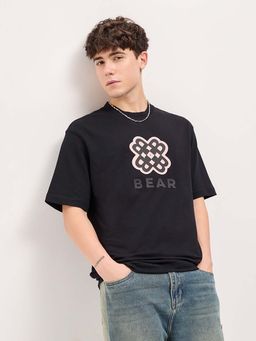 The Bear House - Mens Cotton Crew Neck Oversize T-Shirt