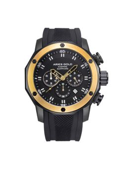 Aries Gold - Venturer Chronograph Watch With Sapphire Glass For Men- G 7012Z Bk-G