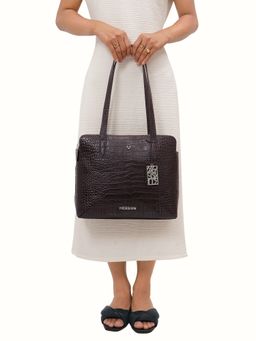 Hidesign - Womens Wine Fiumicino-02 Casual Shoulder Bag (L)