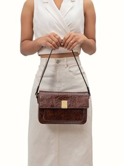 Hidesign - Gatwick-01 Brown Women's Shoulder Bag - (25 X 5 X 16 Cms) (M)
