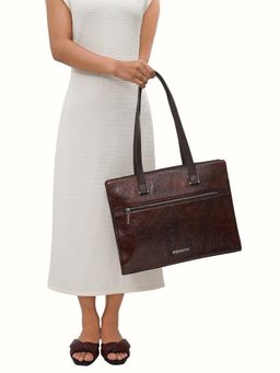 Hidesign - Womens Brown Gatwick-04 Formal Laptop Bag (L)