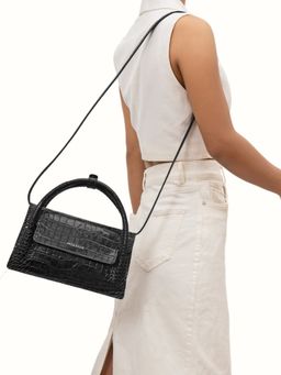 Hidesign - Womens Black Schiphol-04 Party Shoulder Bag (M)