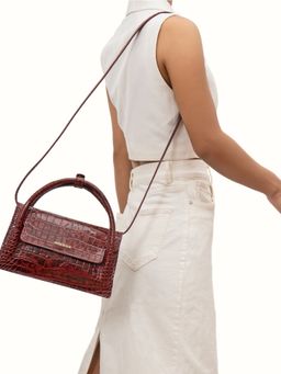 Hidesign - Womens Red Schiphol-04 Party Shoulder Bag (M)