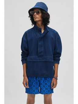 TERRA LUNA - Draco Vintage Indigo Sweatshirt