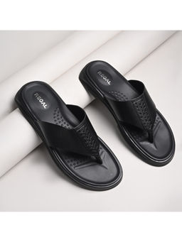 REGAL - Black Men Casual Leather Sandals