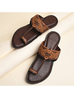 REGAL - Brown Men Casual Kolhapuris