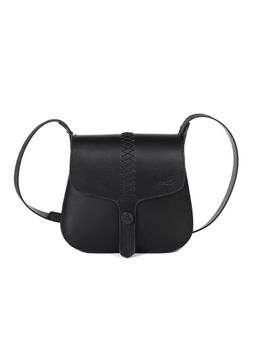Celtic - New Pure Leather Black Sling Bag