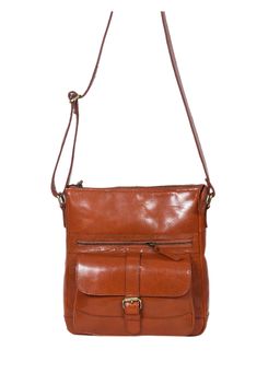 Celtic - Elevate Your Style With Our Tan Leather Sling Bag