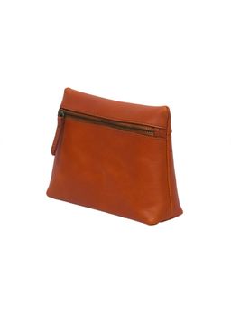 Celtic - Timeless Elegance Tan Leather Elevate Your Style Pouch