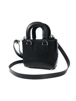 Celtic - Elevate Your Style With Black Leather Sling Bag