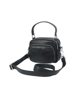 Celtic - Unisex Black Sling Bag With Detectable Strap