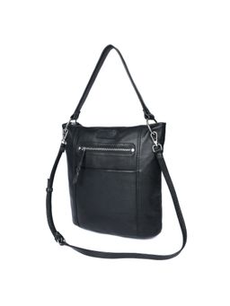 Celtic - Black Handbag With Detectable Strap
