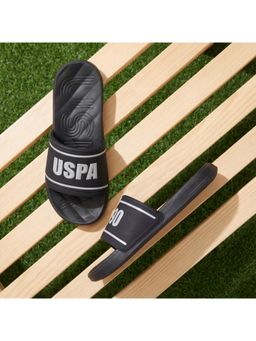 U.S. POLO ASSN. - DEJA Men Black Sliders