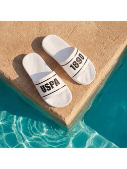 U.S. POLO ASSN. - DEJA Men White Sliders