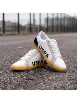 U.S. POLO ASSN. - RAGNAR Stylish White Casual Sneakers for Men