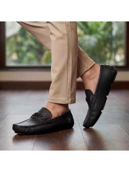 U.S. POLO ASSN. - Knox Stylish Black Casual Loafers for Men