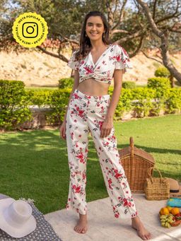 B'Infinite - Summer Rose Co-ord (Set of 2)