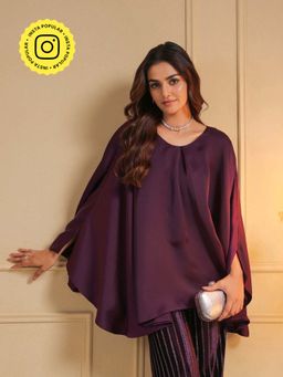 B'Infinite - Royal Amethyst Cape Top